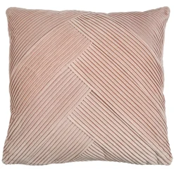 Coussin pleated 48x48cm rose