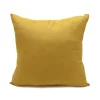 Coussin romy 38x38cm ocre