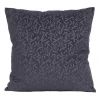 Coussin velours cotele feuilles