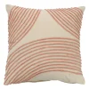 Coussin vera 48x48cm rose