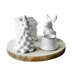Deco petit plateau bougie et fig