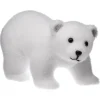 Dk plf ours blanc 4pattes 21cm