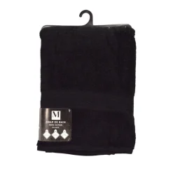 Drap de bain 100x150cm noir