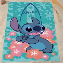 Drap de plage lilo&stitch