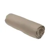 Drap housse 160x200 jersey taupe