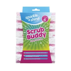 Eponge double face tie/dye x6