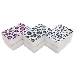 Eponge imprimee leopard x6