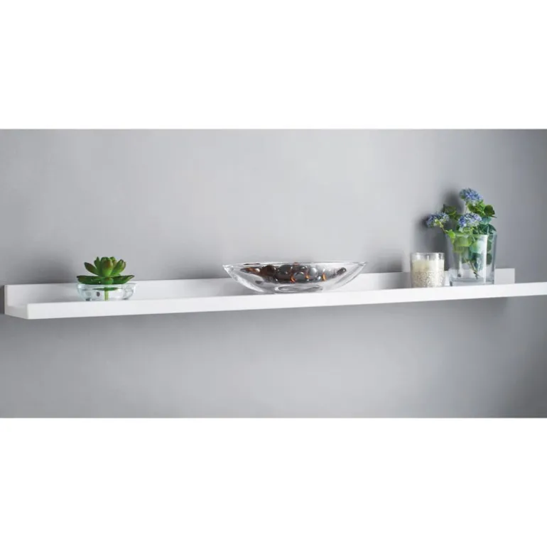 Etagere 80cm etroite blanche