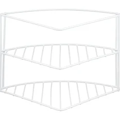 Etagere placard angle 3niv blanc
