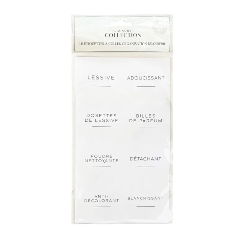 Etiquettes a coller buanderie