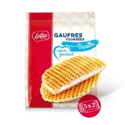 Gaufres fourree vanille