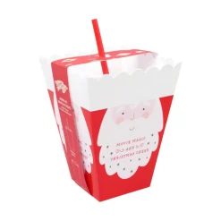 Gobelet avec paille et seau