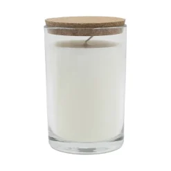 Grande bougie vanille couvercle