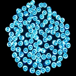 Guirlande 50 led a piles bleu gl