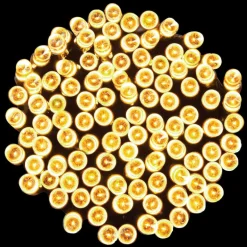 Guirlande 100 led blanc chaud
