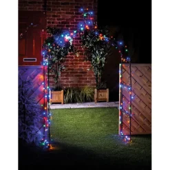 Guirlande 60 led solaire multico