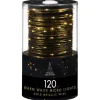 Guirlande 120 micro led or-blanc