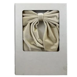 Guirlande tissue avec nAuds crem