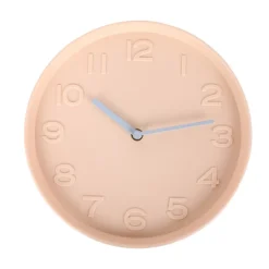 Horloge plastique rose