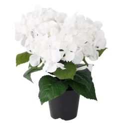 Hortensia artificiel en pot