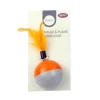 Jouet pour chat boule a plume