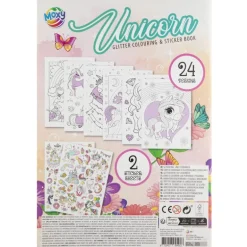 Livre autocollants et paillettes