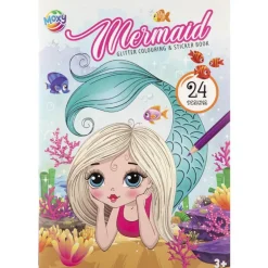 Livre autocollants et paillettes