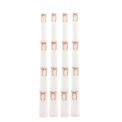 Lot de 4 bougies batons nAuds