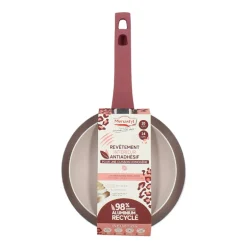 Lot de 2 poeles leopard rose