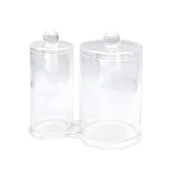 Lot de 2 pots salle de bain