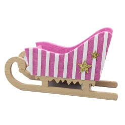 Luge rose avec etoile