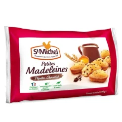 Madeleines pepites de chocolat