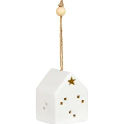 Maison ceramique a suspendre led
