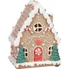Maison pain d'epice en led h25cm
