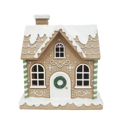 Maison pain d'epices led couronn