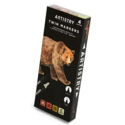 Marqueurs double pointes x4