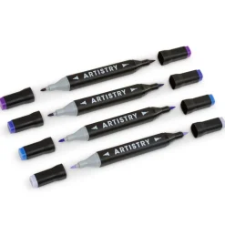 Marqueurs double pointes x4