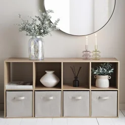 Meuble 8 cubes couleur bois