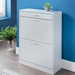 Meuble a chaussures blanc