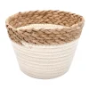 Mini panier tresse nature/creme