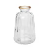 Mini vase bord dore
