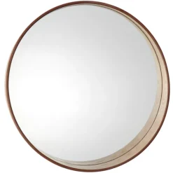 Miroir bois bord elargi 50cm