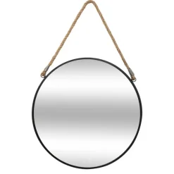 Miroir metal corde d38cm