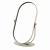 Miroir oval pivotant deux faces
