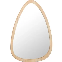 Miroir ovoide bois