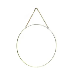 Miroir rond dore