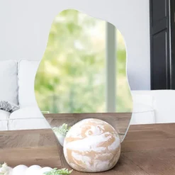 Miroir support marbre