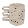 Mug anse serpentin noir et blanc