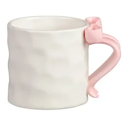 Mug blanc effet bulle avec anse