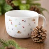 Mug blanc motif ski